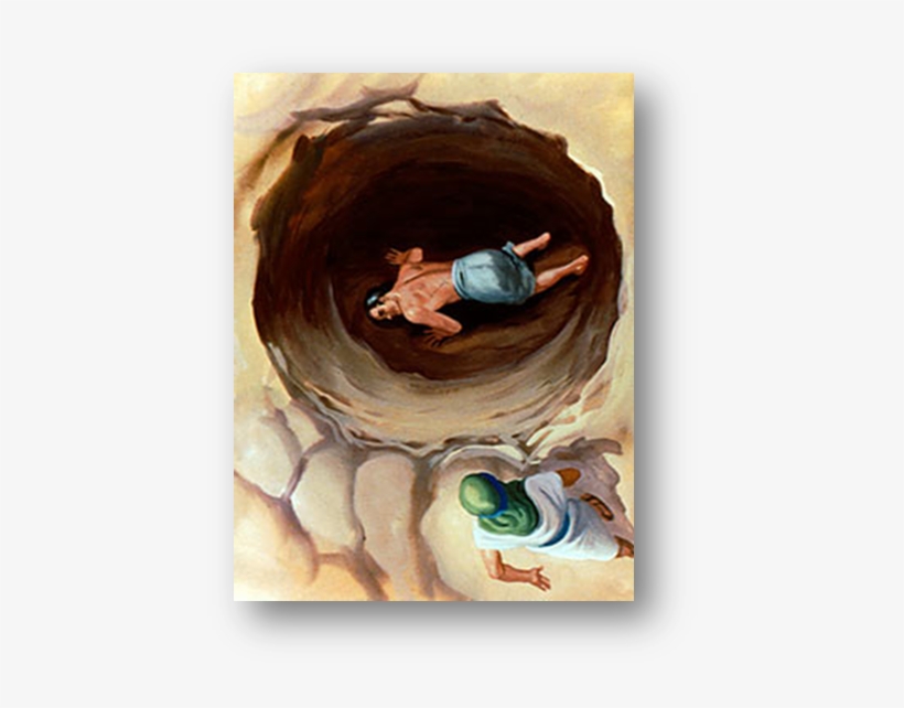 Jeremiah Thrown In A Cistern - Painting, transparent png #90498