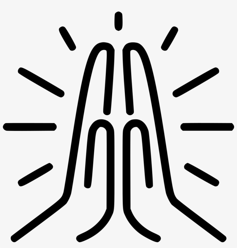 Praying Hands Svg Png Icon Free Download, transparent png #90567
