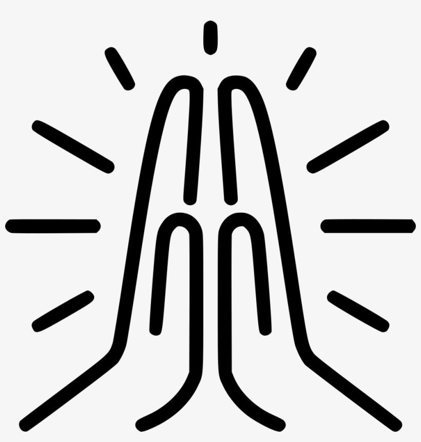 Praying Hands Svg Png Icon Free Download, transparent png #90567