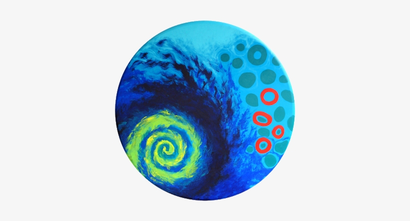 Obsessed, George Painted Seventy Hurricanes In A Row - Circle, transparent png #90667