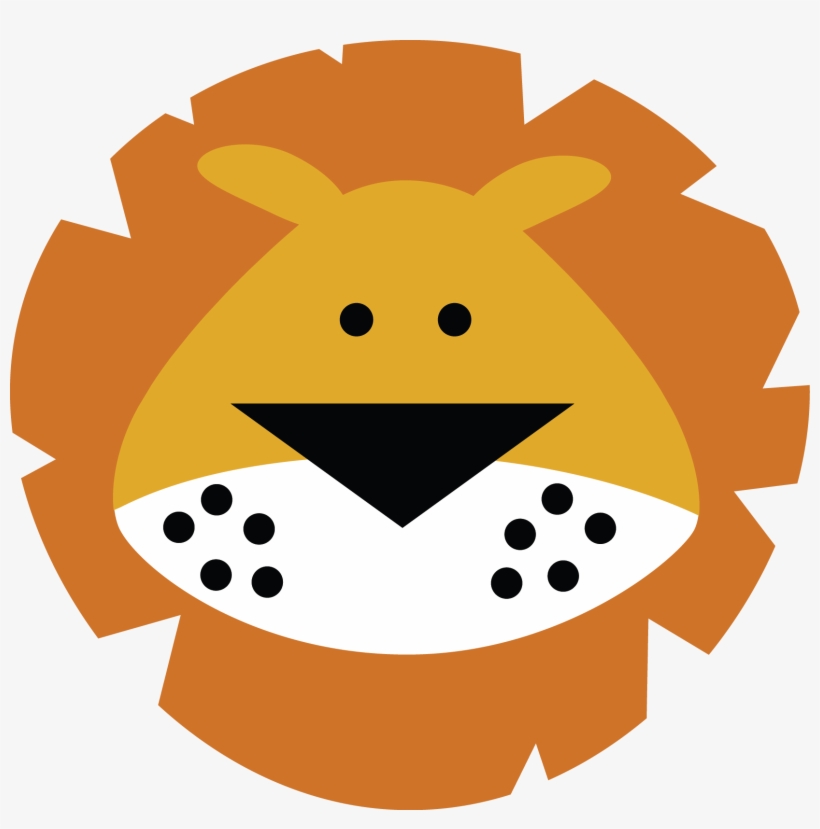Transparent Miss Kate Cuttables Scrapbook Animals Pinterest - Cute Lion Face Cartoon, transparent png #91295