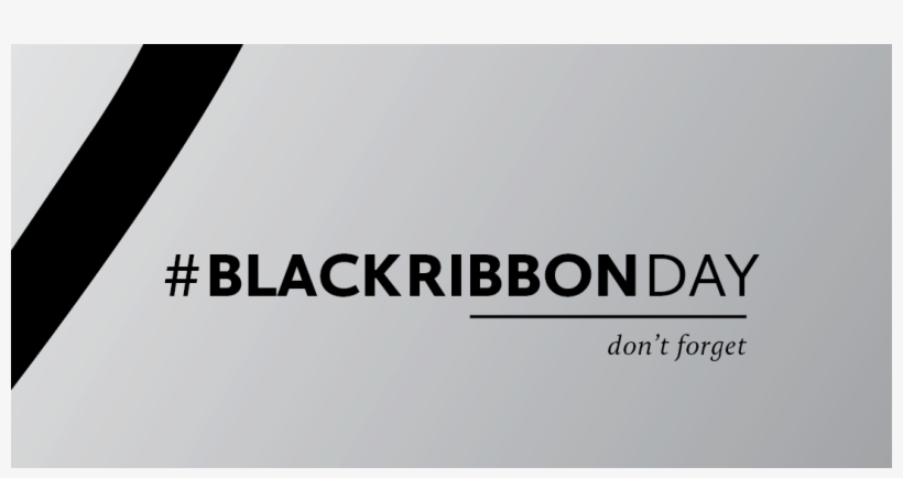 August 23 Black Ribbon Day - Printing, transparent png #91298