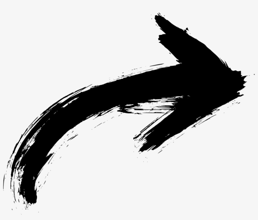 Png File Size - Stroke Arrow Png, transparent png #91693