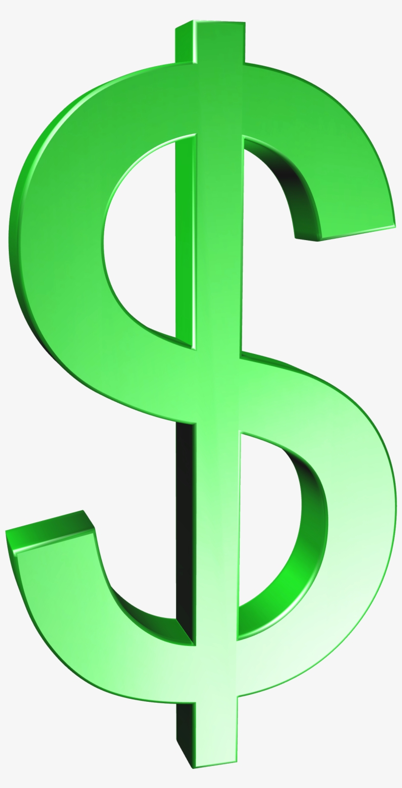 Green Dollar Sign Png Image, transparent png #91725