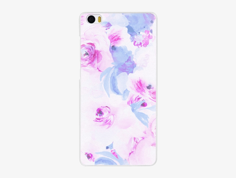 Bright Purple Pastel Watercolor Flowers - Garden Roses, transparent png #91876