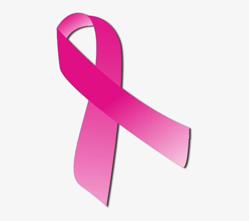 Pink Ribbon Png Transparent Image - Pink Breast Cancer Ribbon Transparent, transparent png #92056