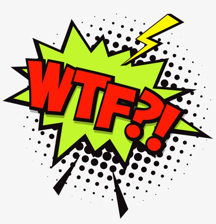 Wtf Speech Bubble Png - Wtf Clipart, transparent png #92206