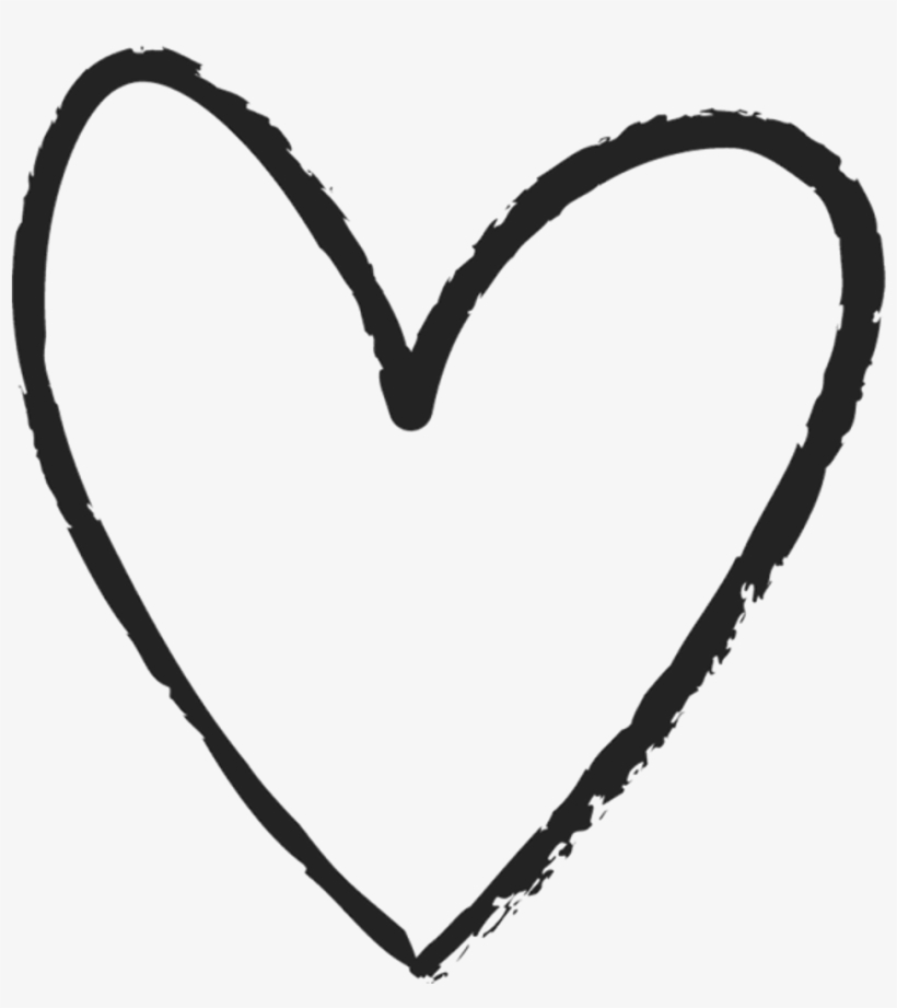 Scribble Heart Clipart Library Download - Hand Drawn Heart Clipart, transparent png #92481