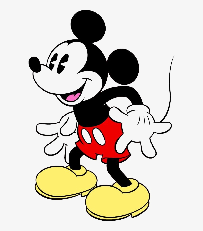 Mickey Mouse Png Background Image - Classic Mickey Mouse Clipart, transparent png #92502