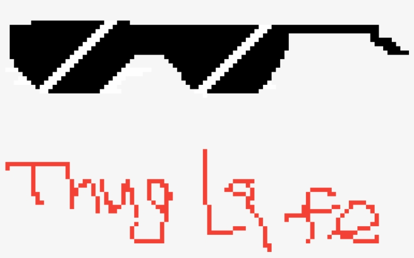 Thug Life Glasses - Graphics, transparent png #92806