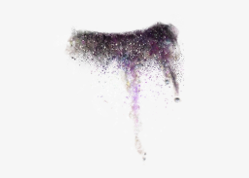 Rainbow Glitter Galaxy Crying Tears Purple White - Galaxy Tears Png, transparent png #92966