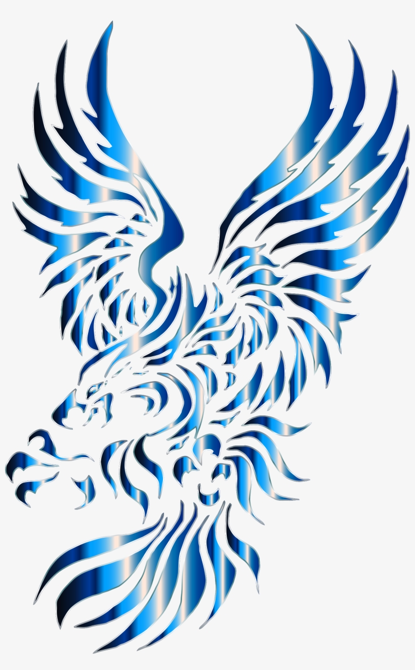 Eagle Clipart Tribal - Tribal Eagle, transparent png #93089