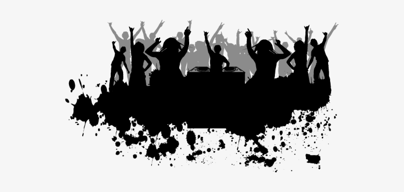 Party - Party People Silhouette Png, transparent png #93108