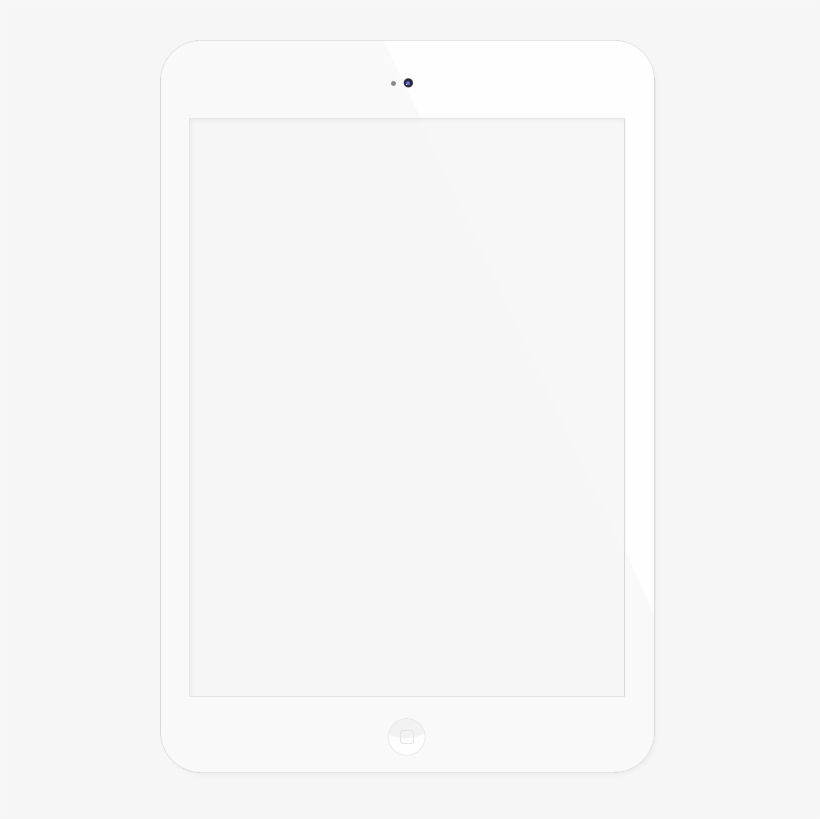 Tablet-white - Ipad Png, transparent png #93131