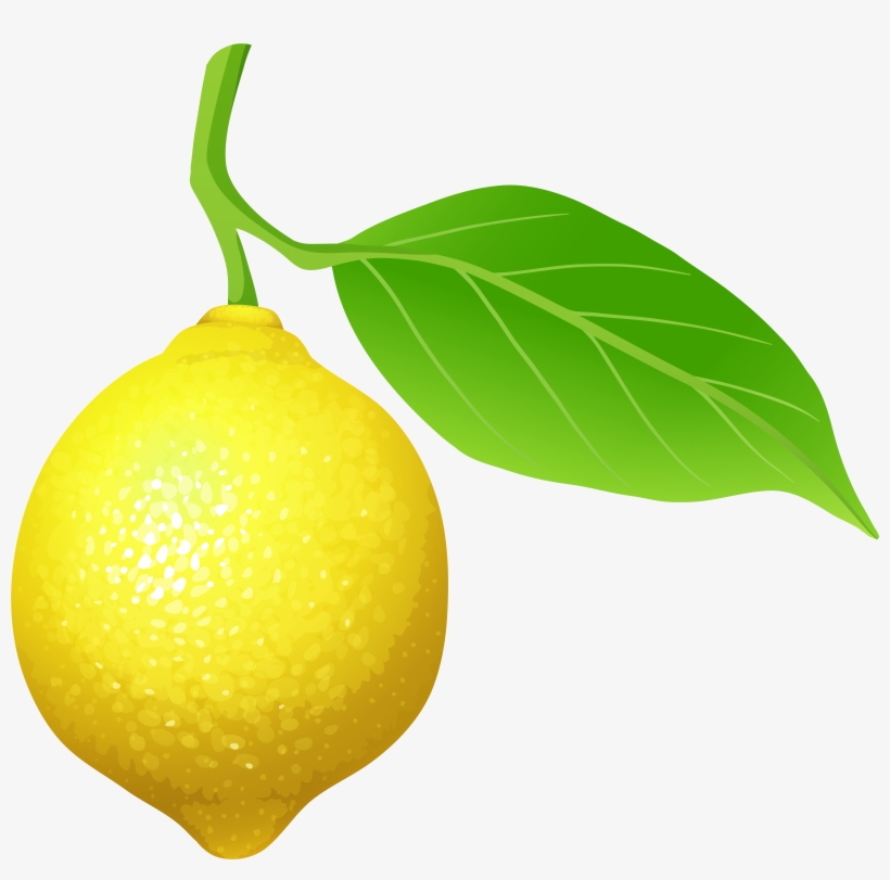 Image Transparent Stock Lime Green Free On Dumielauxepices - Clip Art Of Lemon, transparent png #93160