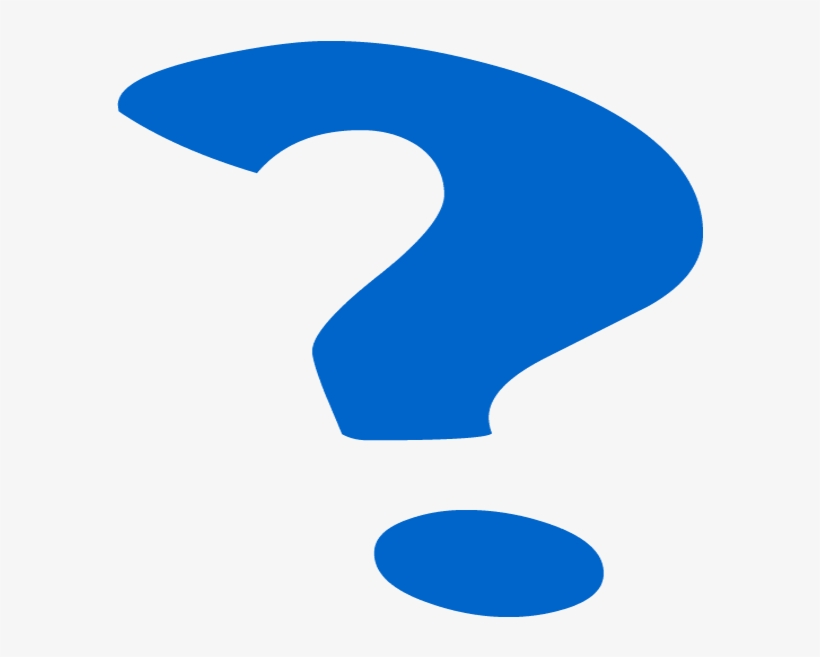 Blue Question Mark - Moving Question Mark Animation, transparent png #93618