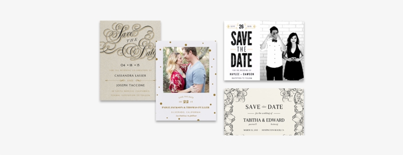 Header Invitations Save The Date - Invitation Save The Date Design, transparent png #93703