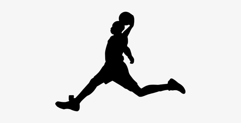 Silhouette, Basketball, Activity - Basketball, transparent png #93989