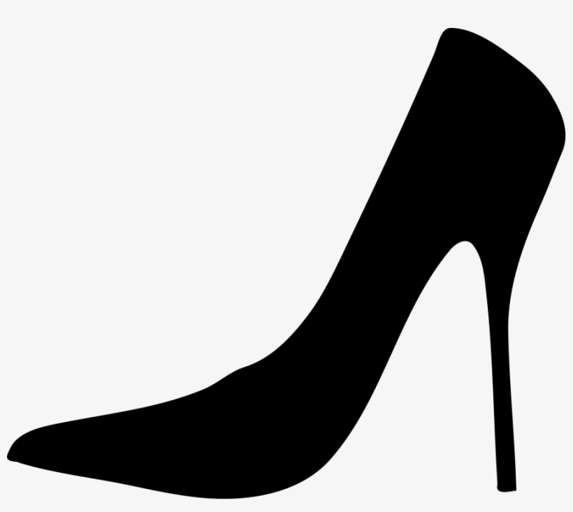 Clipart - Silhouette Of High Heels, transparent png #94069