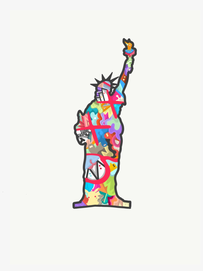 Statue Of Liberty - Drawing, transparent png #94181