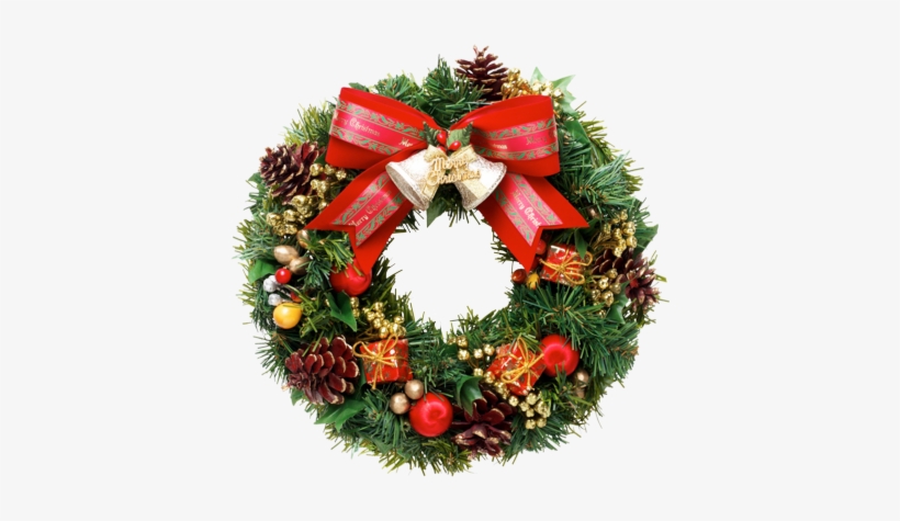 Christmas Wreath Png Clipart - Real Christmas Wreath Png, transparent png #94249