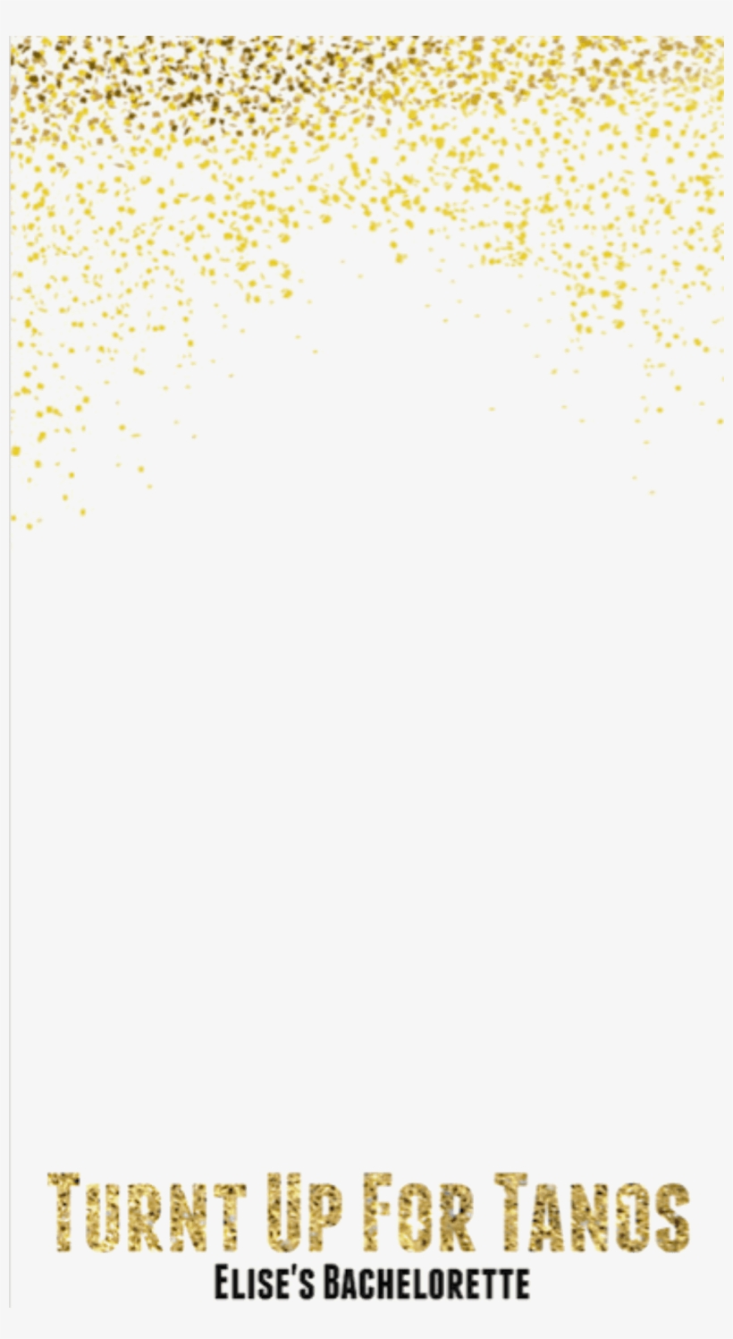 Bachelorette Snapchat Geofilter - Hochzeits-rat, Elegant, Goldconfetti Karte, transparent png #94319