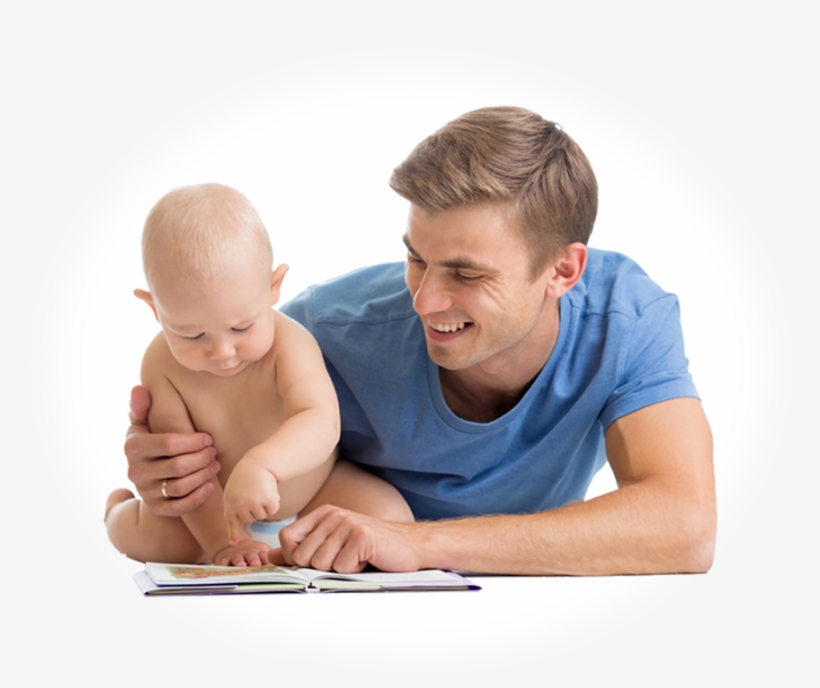 Dad With Baby - Father With Baby Png, transparent png #94429