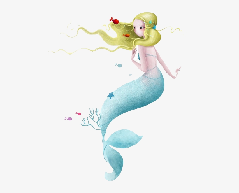 Art Watercolor Painting Drawing Illustration - Mermaid Transparent Watercolor, transparent png #94434