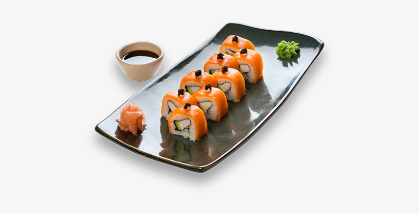 Smoked Salmon Maki Rolls, transparent png #94538