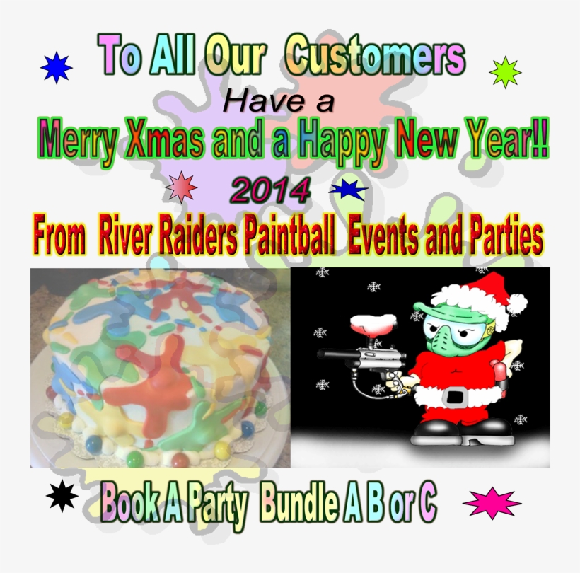 Merry Christmas Png Opt - Merry Christmas Paintball, transparent png #94776