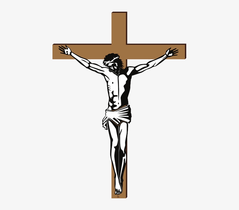 Symbol, Cross, Christian, Religion, Christ, Jesus - Jesus On The Cross Symbol, transparent png #94952