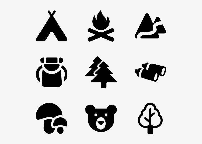 In The Forest - Camping Icon, transparent png #94976