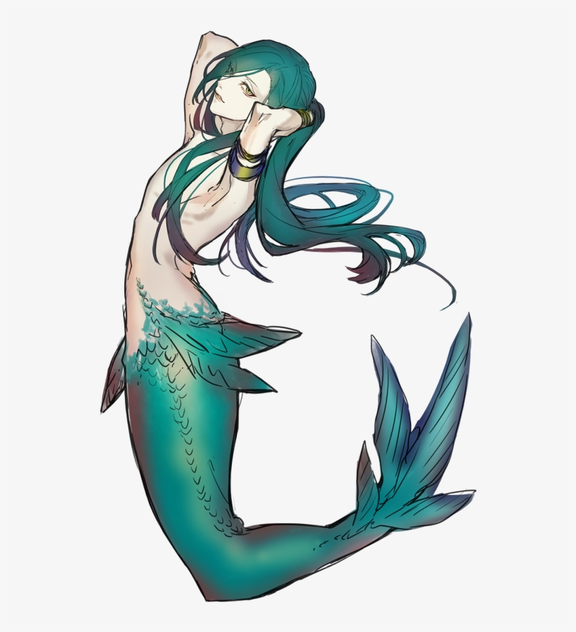 Image Result For Male Mermaids Anime - Mythical Creature Anime Mermaid