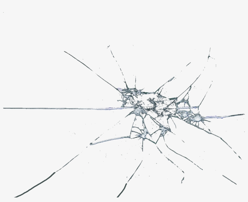 Broken Clipart Shattering Glass - Broken Cracked Glass Png, transparent png #95307