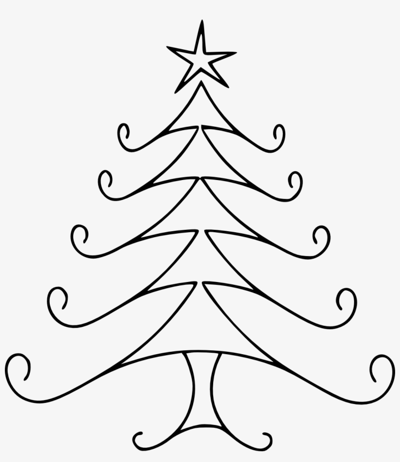 Drawn Christmas Lights Christmas Decoration - Christmas Pictures Easy To Draw, transparent png #95326