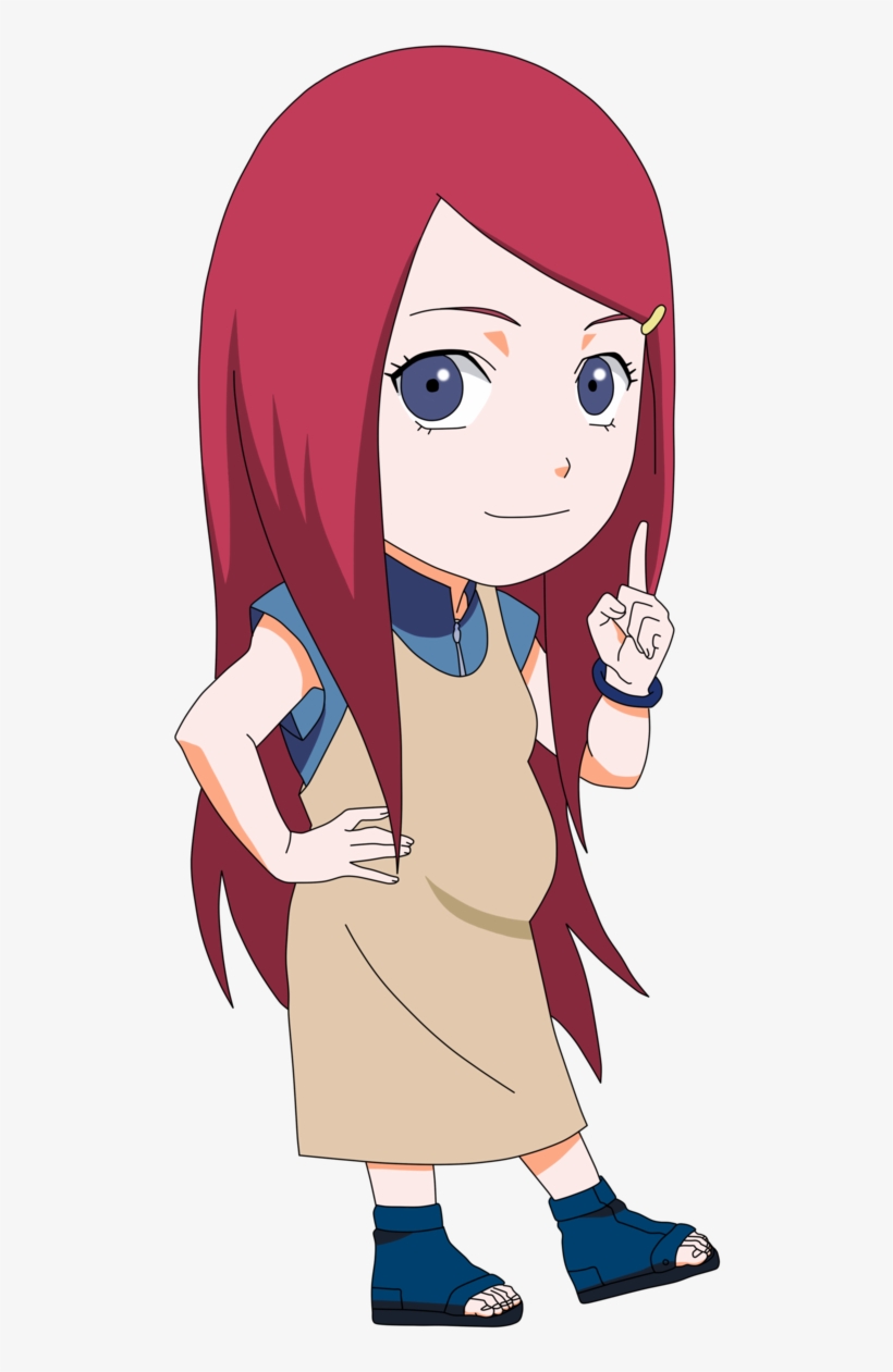 Naruto Clipart Chibi - Kushina Chibi, transparent png #95539