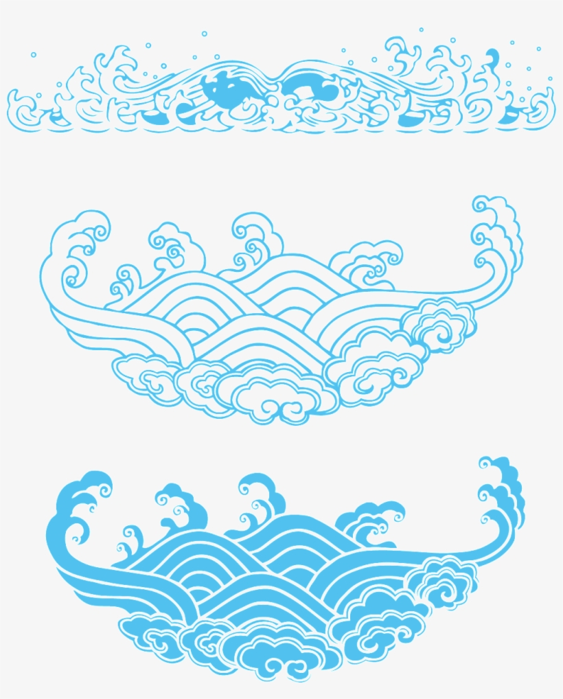 Blue Lace Png Element - Old School Tattoo Blue, transparent png #95690