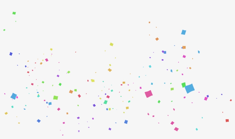 Confetti Png Transparent - Clipart Transparent, transparent png #95717