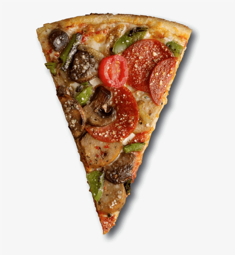 Uncured - Pizza Slice Top View Png, transparent png #95819