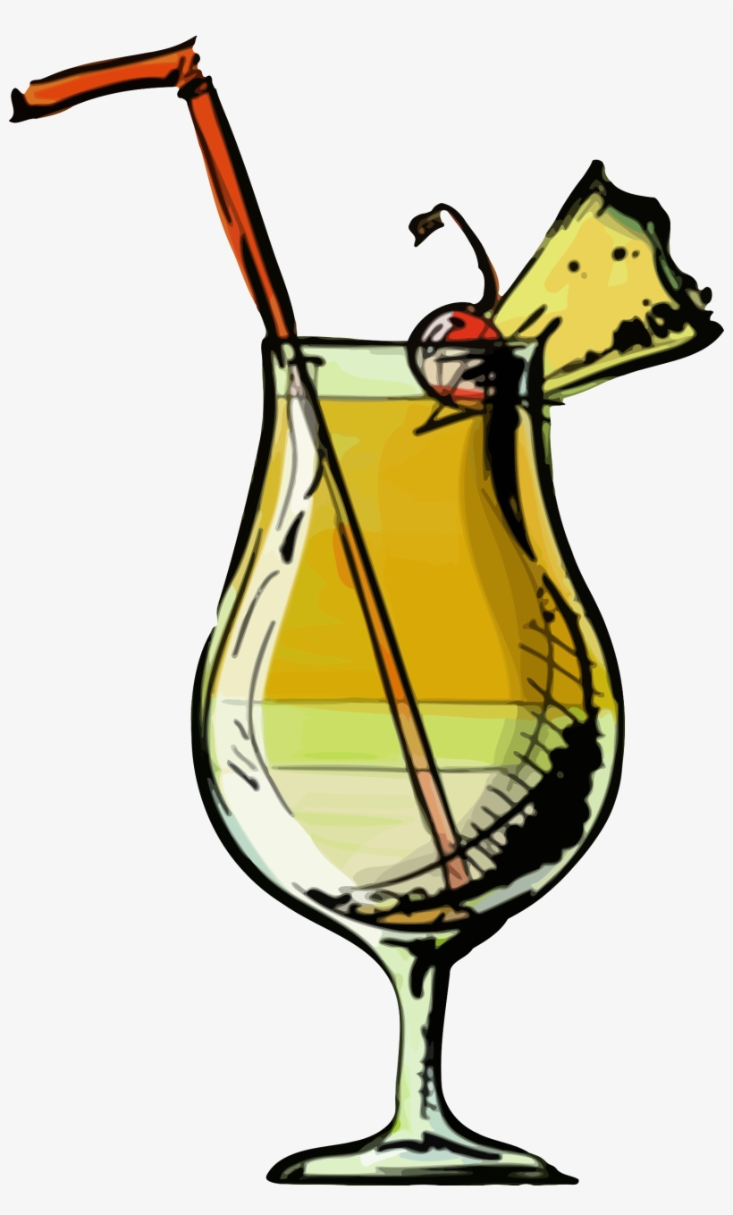 This Free Icons Png Design Of Pina Colada Cocktail, transparent png #95888