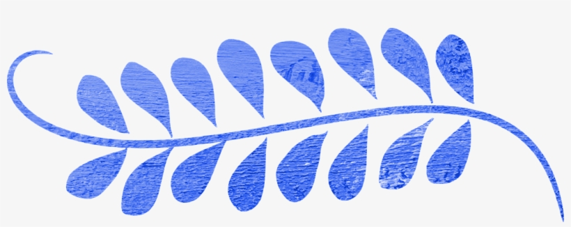 Hojas Azul Png, transparent png #95964