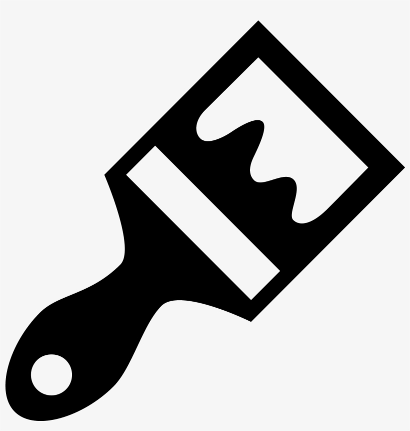 Brush Icon Vector - Paintbrush Icon, transparent png #95980