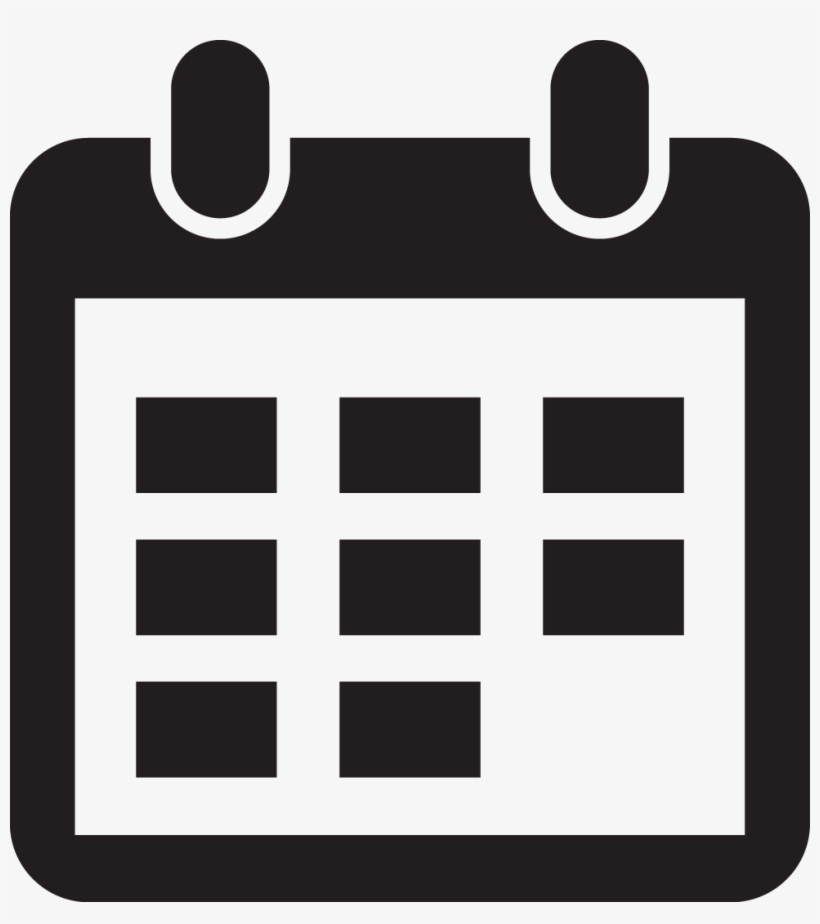 Date Icon White Png, transparent png #95983
