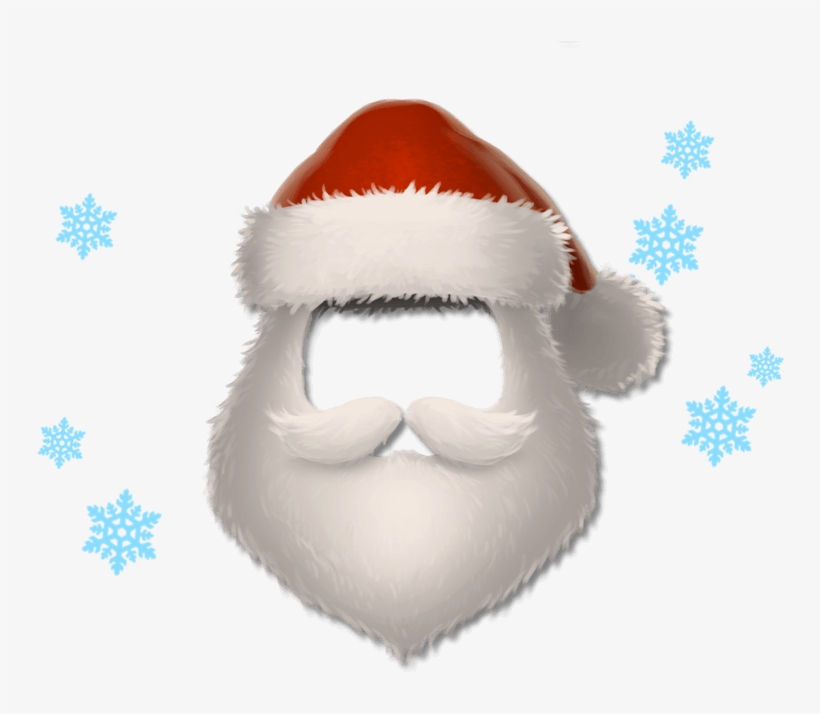 Helm Xmas15 Santa - Santa Claus Hair Png, transparent png #96068