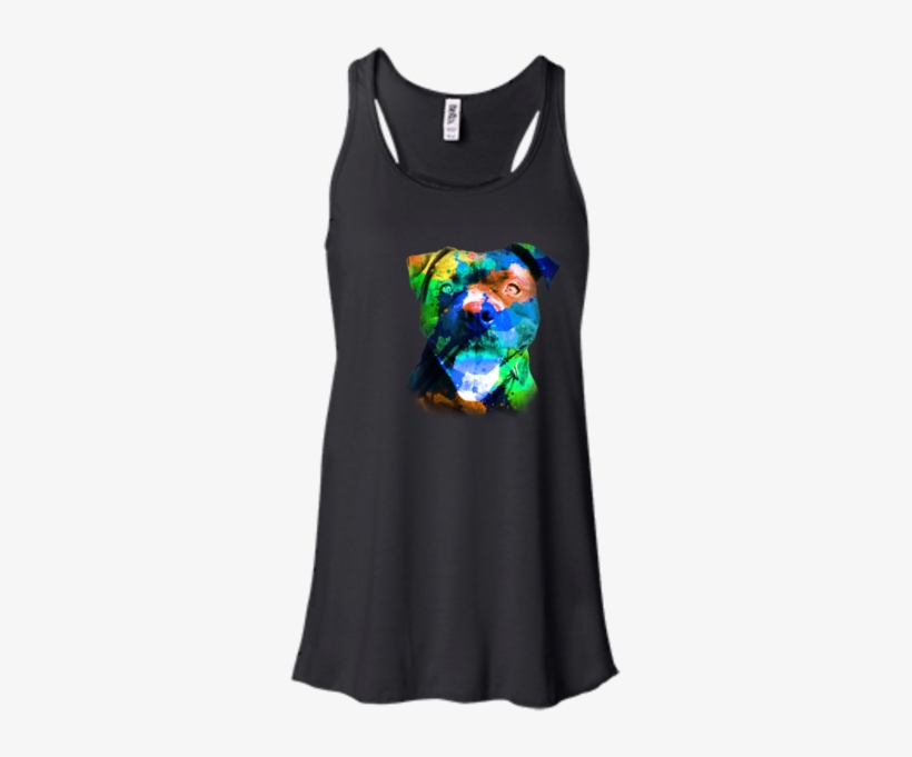 Watercolor Pit Bull - Shirt - Free Transparent PNG Download - PNGkey