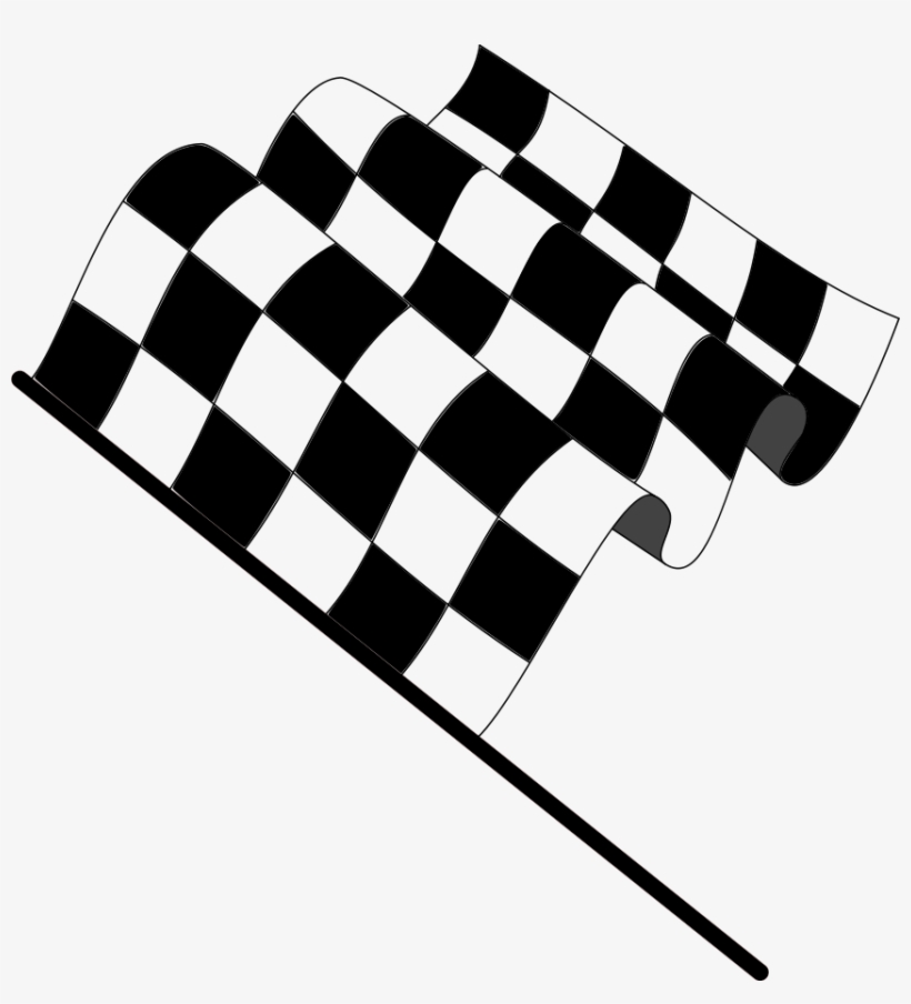 Wavy Checkered Flag Clipart - Racing Checkered Flag King Duvet, transparent png #96382