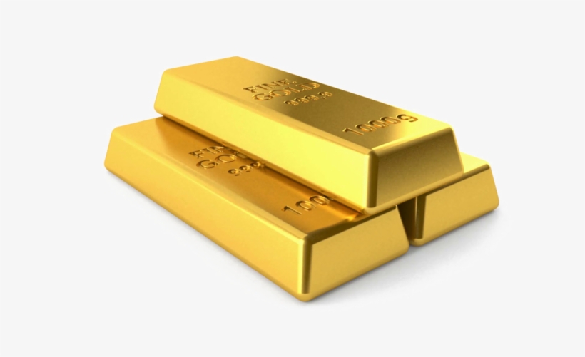 Gold Bricks Png Pic - Gold, transparent png #96638