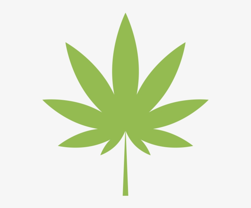 Weed Leaf Silhouette Clipart, transparent png #96859