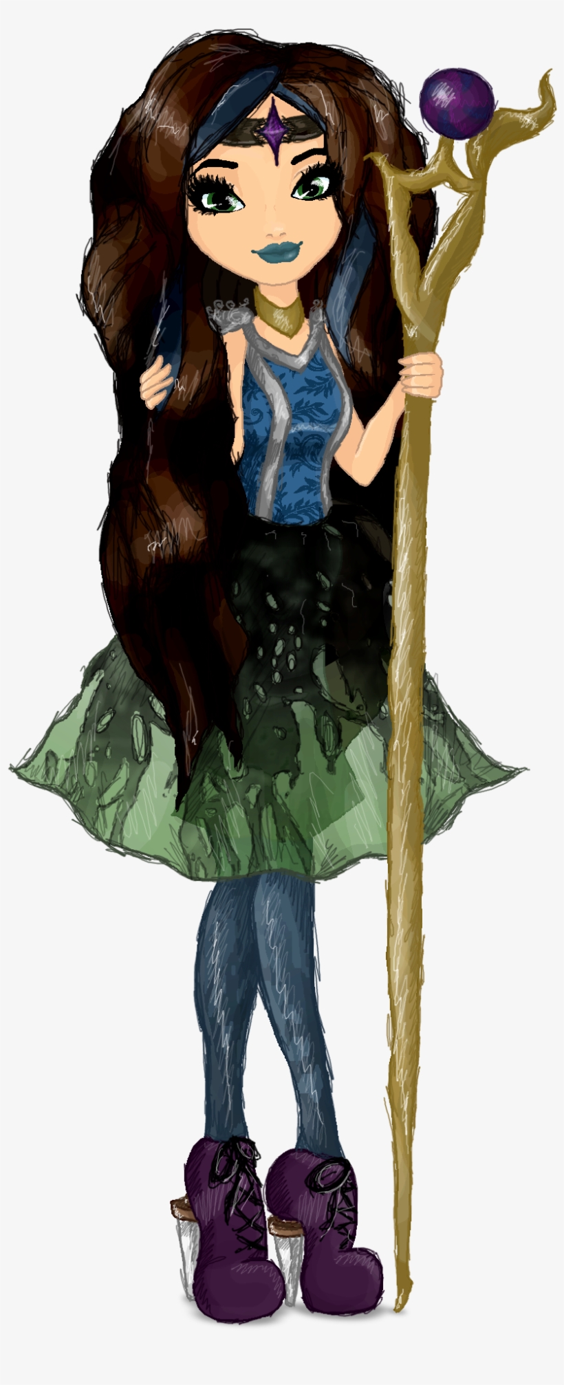 Lefay - Ever After High Merlin, transparent png #97029