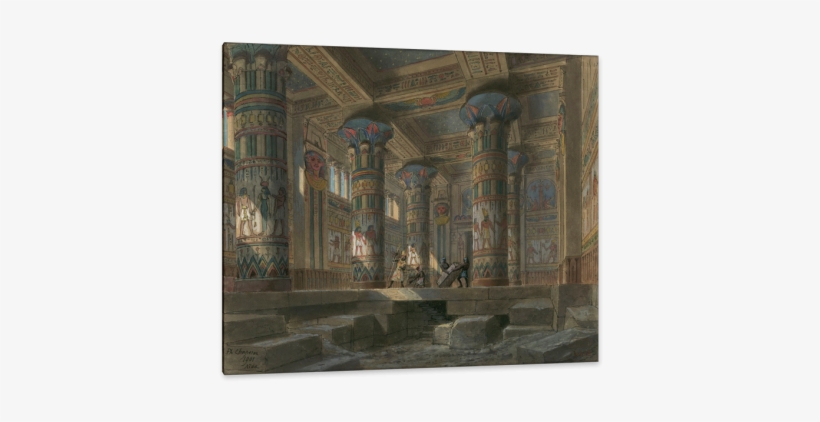 Frenchman Philippe Chaperon Was A Painter And Theater - Aida Verdi, transparent png #97153
